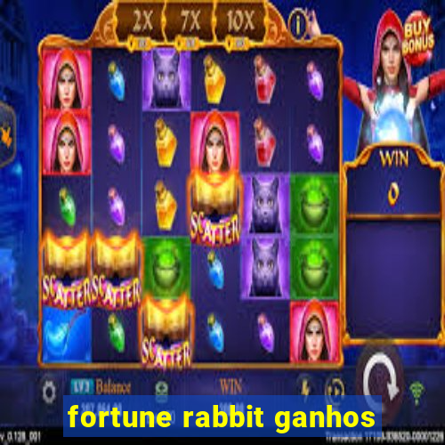 fortune rabbit ganhos