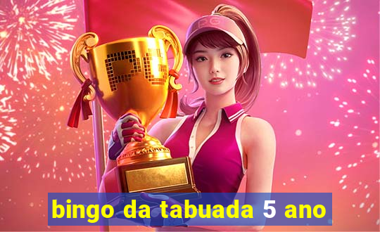 bingo da tabuada 5 ano