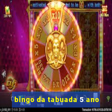 bingo da tabuada 5 ano