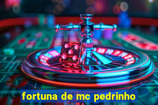 fortuna de mc pedrinho