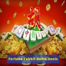 fortune rabbit demo sonic