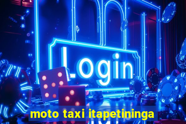 moto taxi itapetininga