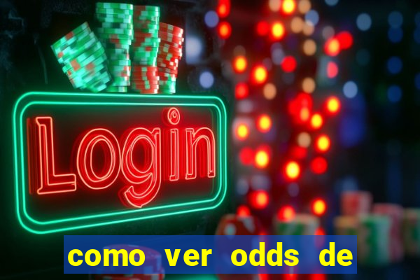 como ver odds de jogos passados