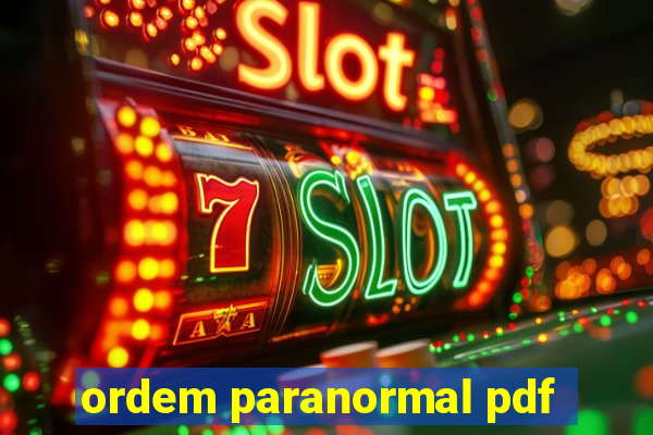 ordem paranormal pdf