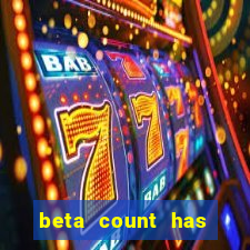 beta count has changed pt br