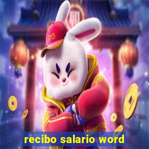 recibo salario word