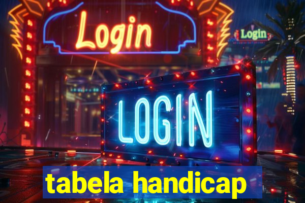 tabela handicap