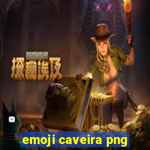 emoji caveira png