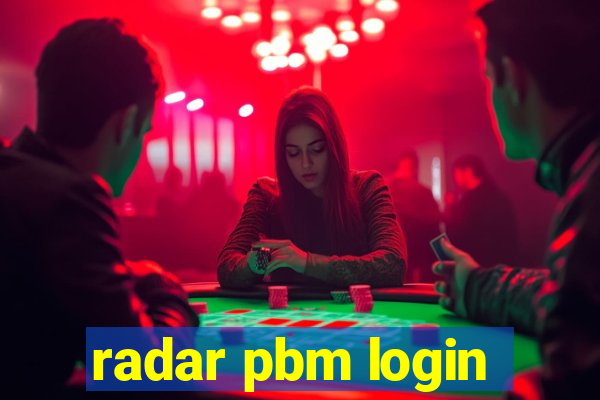 radar pbm login