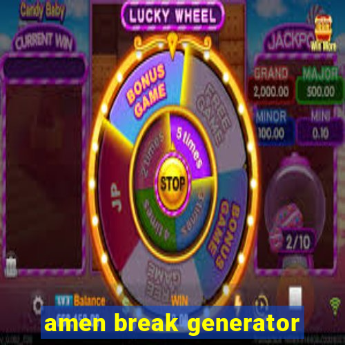 amen break generator