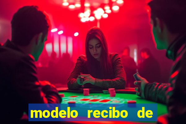 modelo recibo de pagamento autonomo