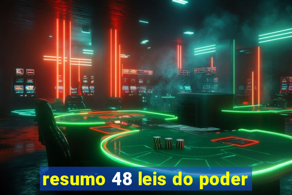 resumo 48 leis do poder