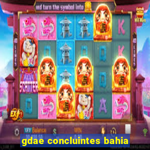 gdae concluintes bahia