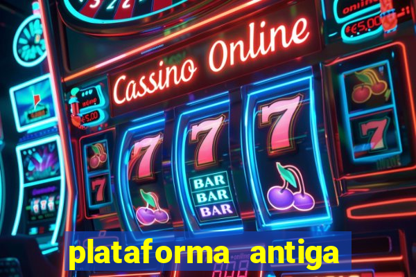 plataforma antiga de jogos