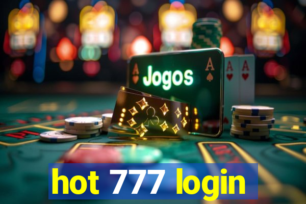 hot 777 login