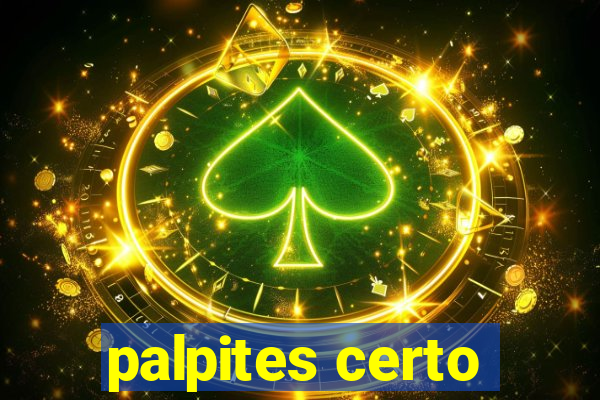 palpites certo