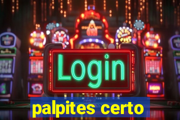 palpites certo