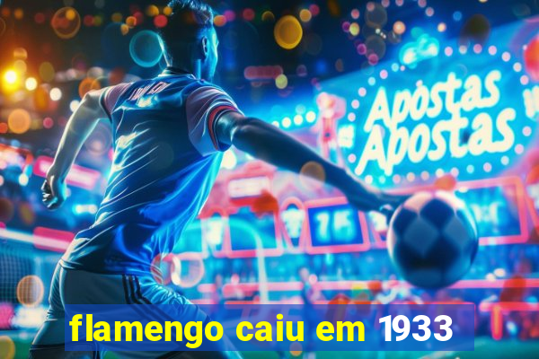 flamengo caiu em 1933