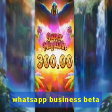 whatsapp business beta