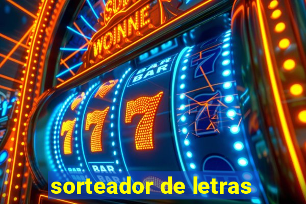 sorteador de letras