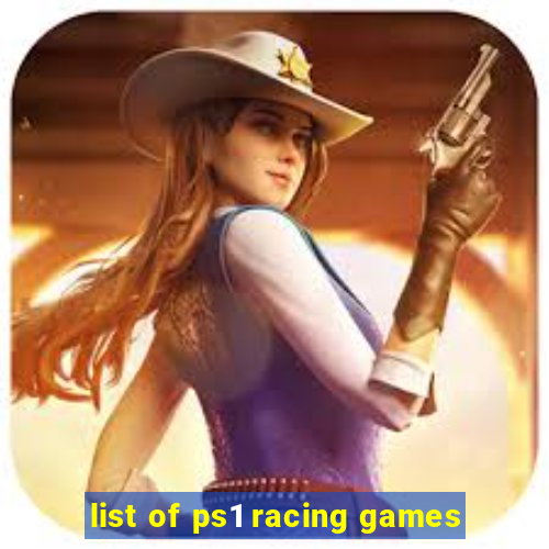 list of ps1 racing games