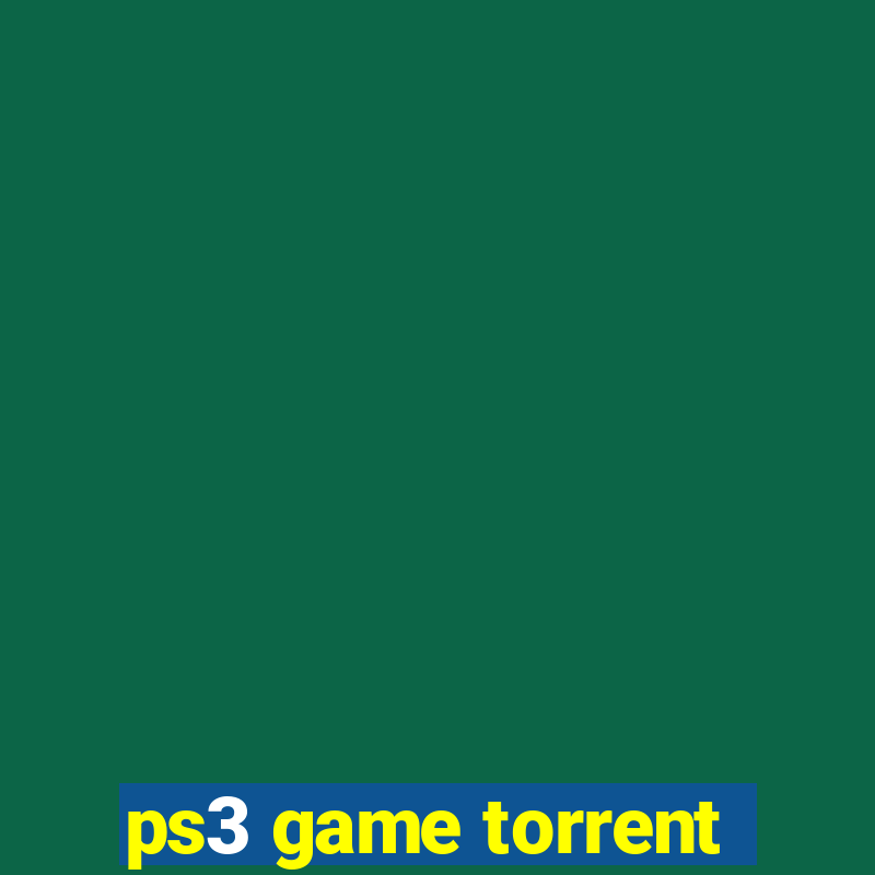 ps3 game torrent