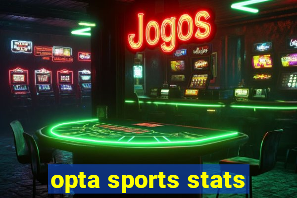 opta sports stats