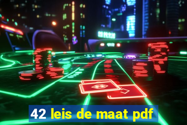 42 leis de maat pdf