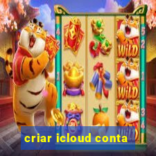 criar icloud conta