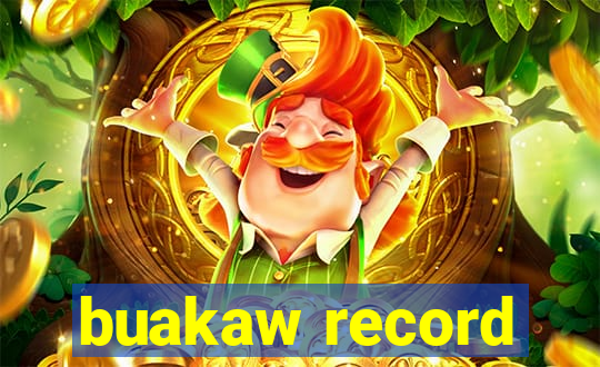 buakaw record