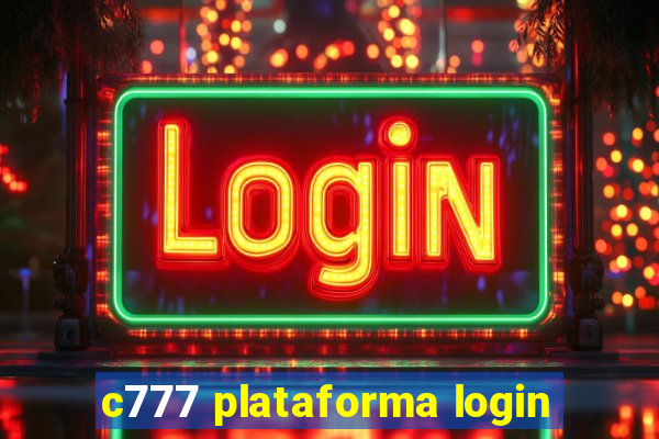 c777 plataforma login