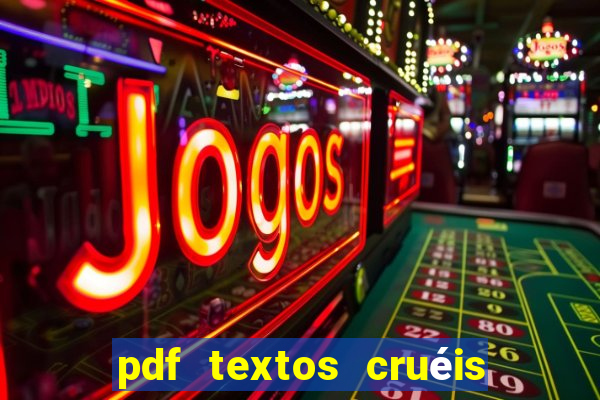 pdf textos cruéis demais para serem lidos rapidamente