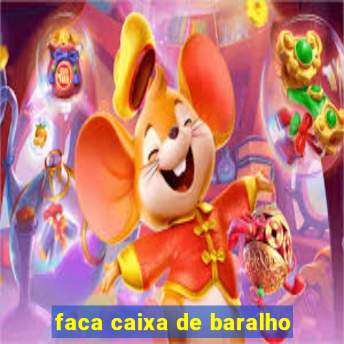 faca caixa de baralho