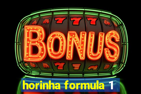 horinha formula 1