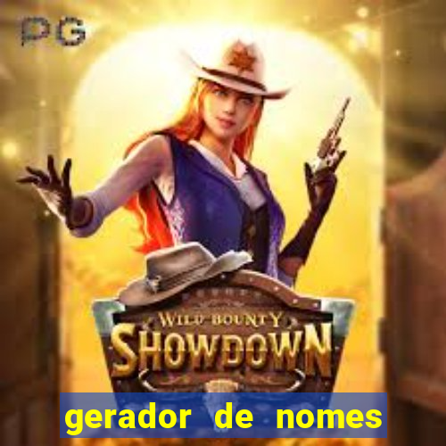 gerador de nomes para jogos