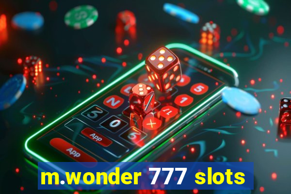 m.wonder 777 slots