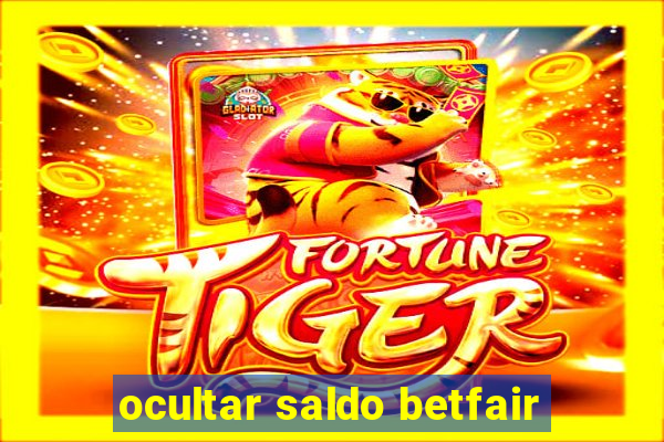 ocultar saldo betfair