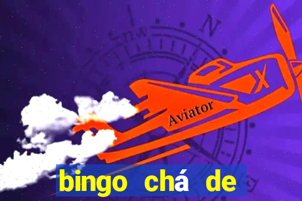 bingo chá de bebê excel