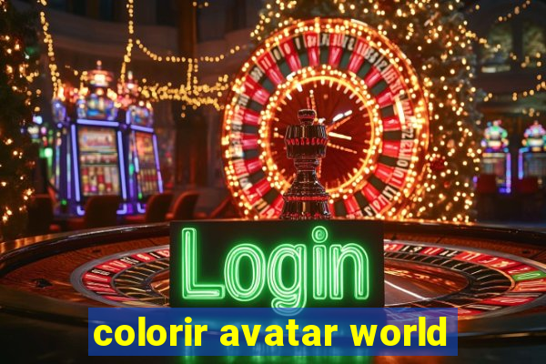 colorir avatar world