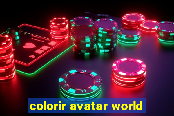 colorir avatar world