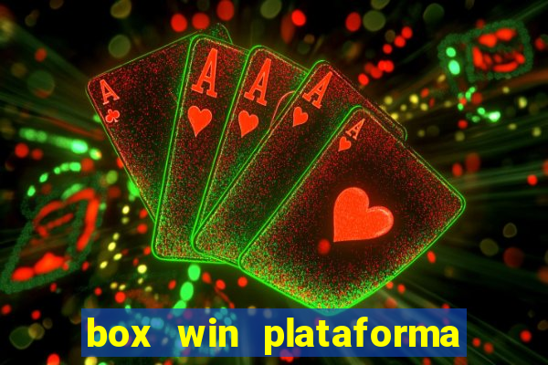 box win plataforma de jogos