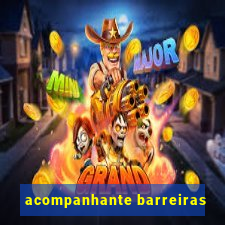 acompanhante barreiras