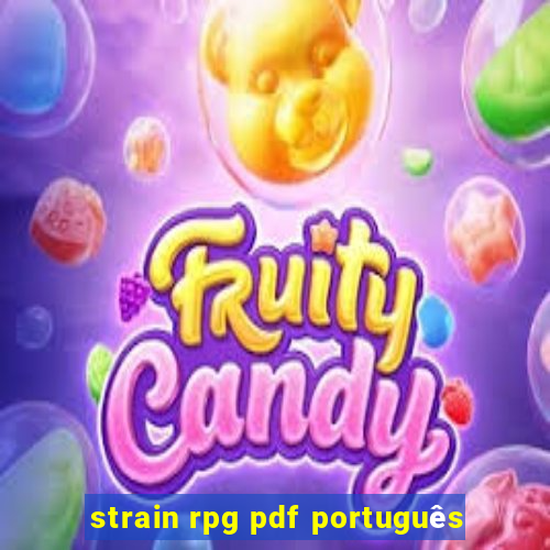 strain rpg pdf português