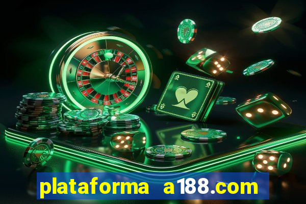 plataforma a188.com paga mesmo