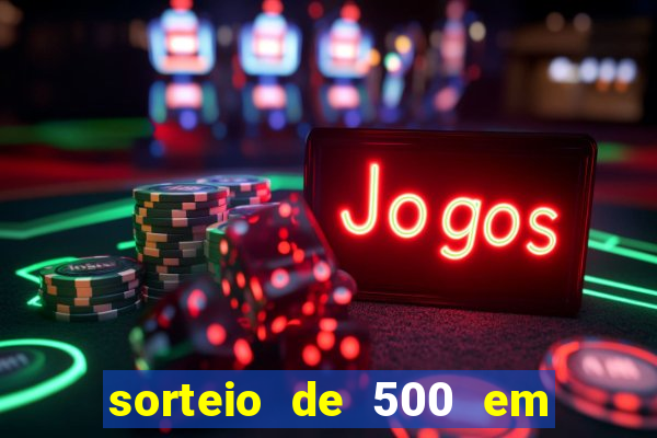 sorteio de 500 em cash toda segunda feira novibet como funciona