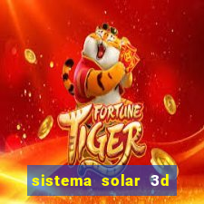 sistema solar 3d em movimento