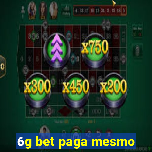 6g bet paga mesmo