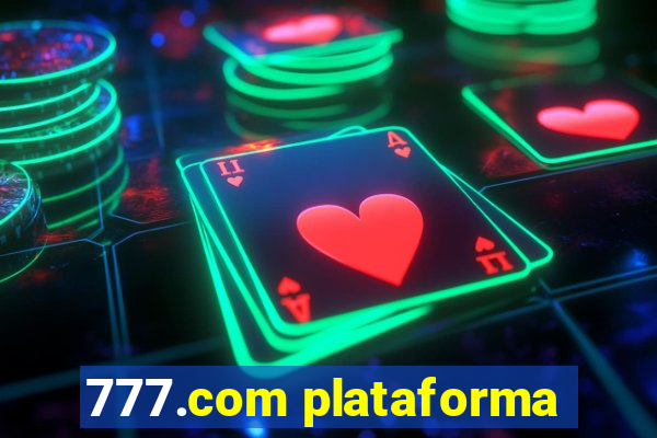 777.com plataforma