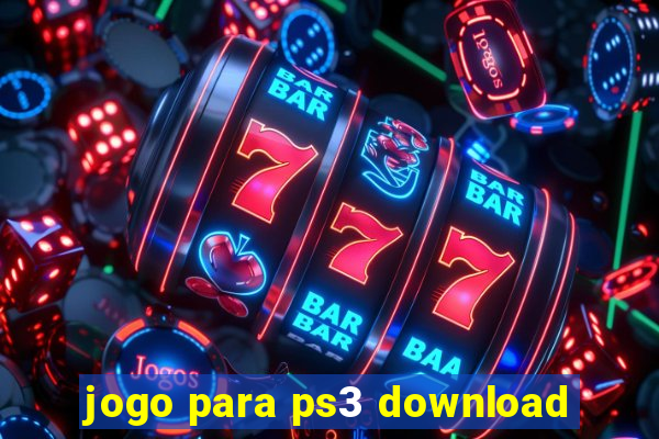 jogo para ps3 download