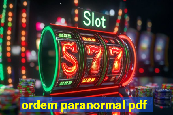 ordem paranormal pdf